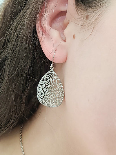 Julianna Silver Plated Earrings - #shop_name