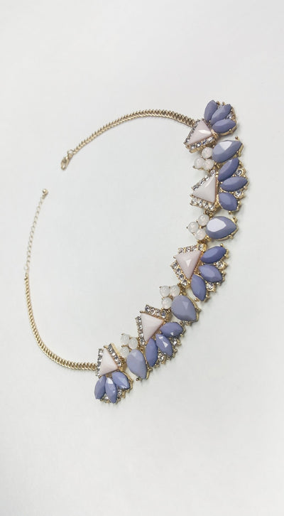 Miranda's Multi-Shaped - Necklace - Purple Dot Fashion