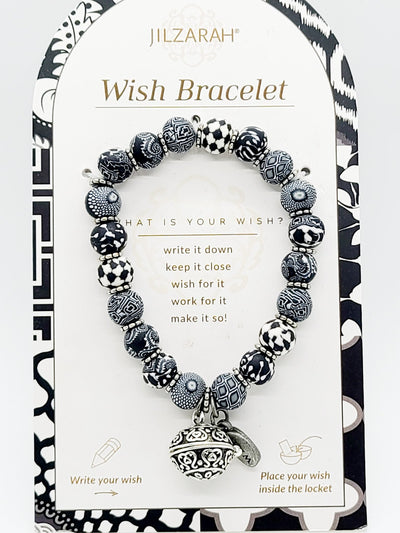 Jilzarah Wish Bracelet - Purple Dot Fashion