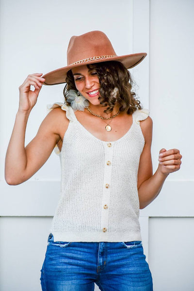 Look What A Cream Knit Top - #shop_name